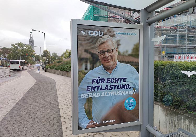CDU-Wahlplakat zur Landtagswahl Niedersachsen 2022, über dts Nachrichtenagentur