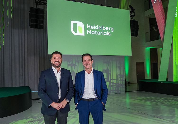 Jon Morrish und Dominik von Achten stellen Umbenennung vor, HeidelbergCement AG, Text: über dts Nachrichtenagentur