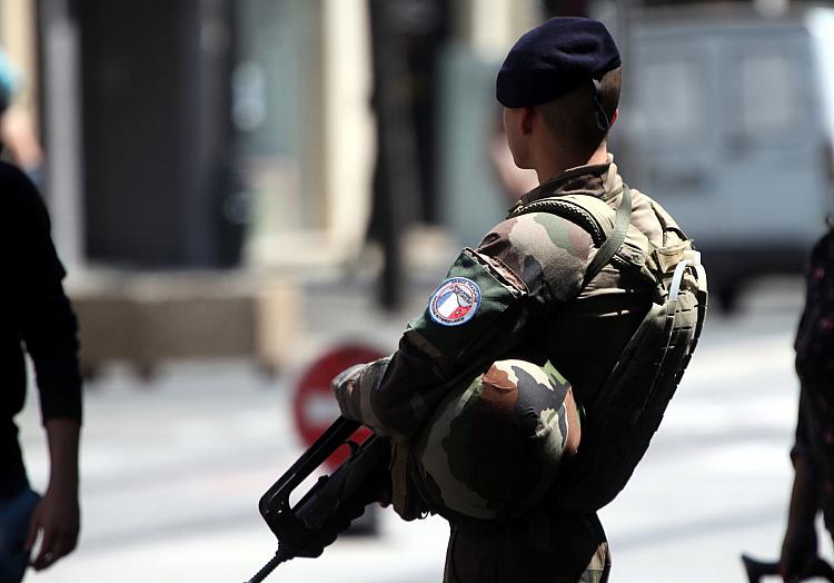 Französischer Soldat in Nizza, über dts Nachrichtenagentur