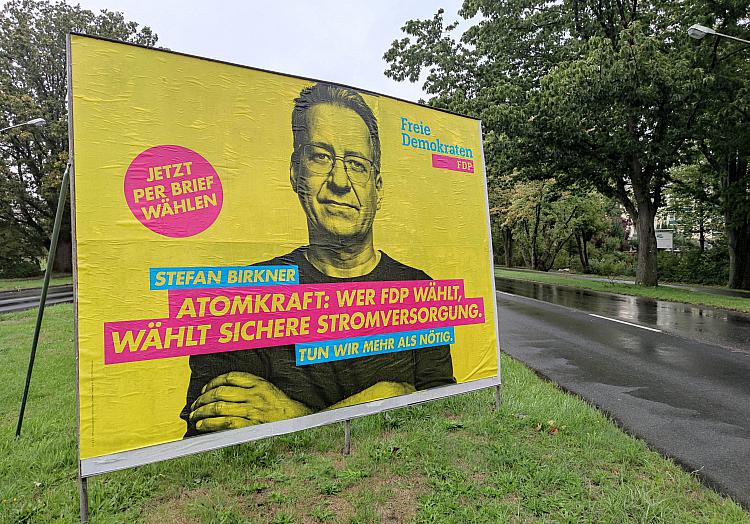 FDP-Wahlplakat zur Landtagswahl Niedersachsen 2022, über dts Nachrichtenagentur