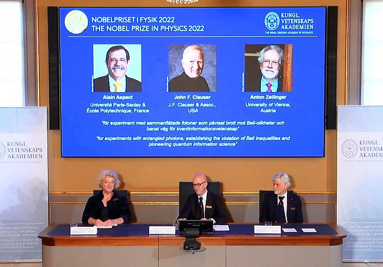 Bekanntgabe Physik-Nobelpreis am 04.10.2022, über dts Nachrichtenagentur