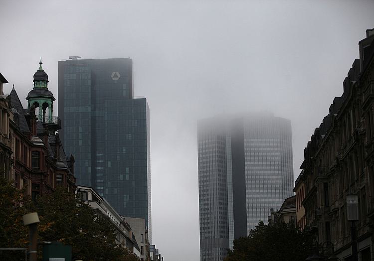 Frankfurter Bankentürme im Nebel (Archiv), über dts Nachrichtenagentur