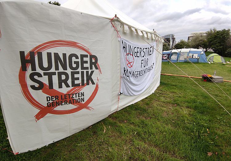 Hungerstreik-Camp, über dts Nachrichtenagentur