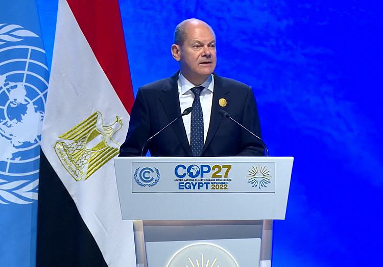 Olaf Scholz am 07.11.2022 auf der COP27, über dts Nachrichtenagentur