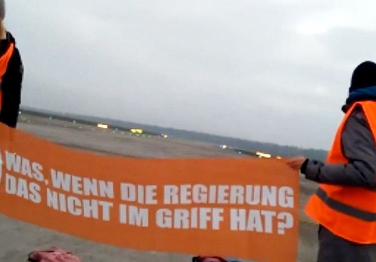 Von ´Letzte Generation´ veröffentlichtes Video, Text: über dts Nachrichtenagentur