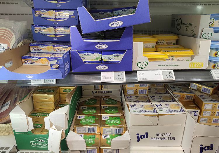 Butter in einem Supermarkt, über dts Nachrichtenagentur