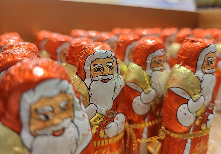 Schok-Weihnachtsmänner im Supermarkt (Archiv), über dts Nachrichtenagentur