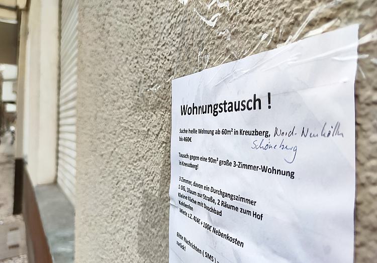 Suchanzeige für Wohnungstausch, über dts Nachrichtenagentur