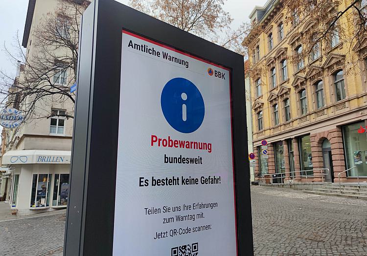 Bundesweiter Warntag am 08.12.2022, über dts Nachrichtenagentur