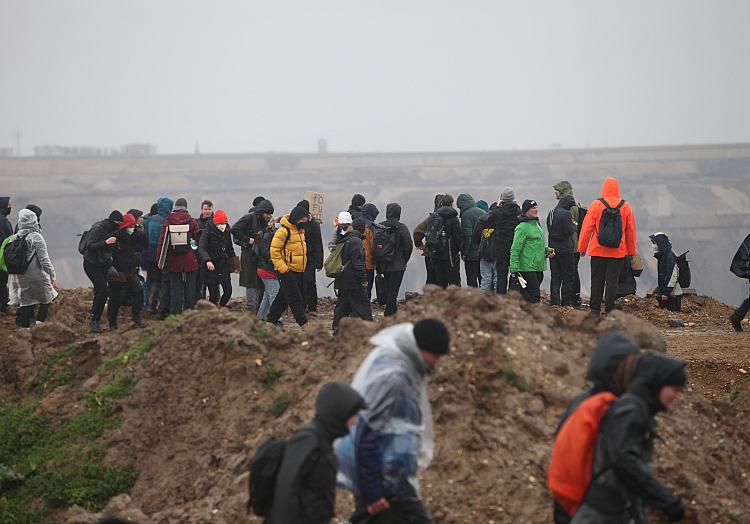 Demo bei Lützerath am 14.01.2023, über dts Nachrichtenagentur