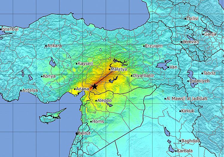 Erdbeben in der Türkei am 06.02.2023, über dts Nachrichtenagentur