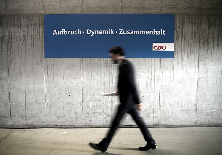 CDU-Slogan ´Aufbruch, Dynamik, Zusammenhalt´, über dts Nachrichtenagentur