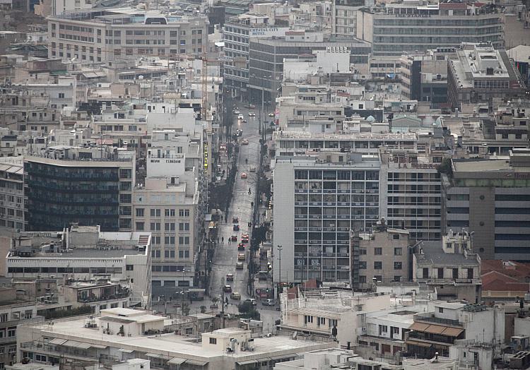 Häuserschlucht in Athen, über dts Nachrichtenagentur