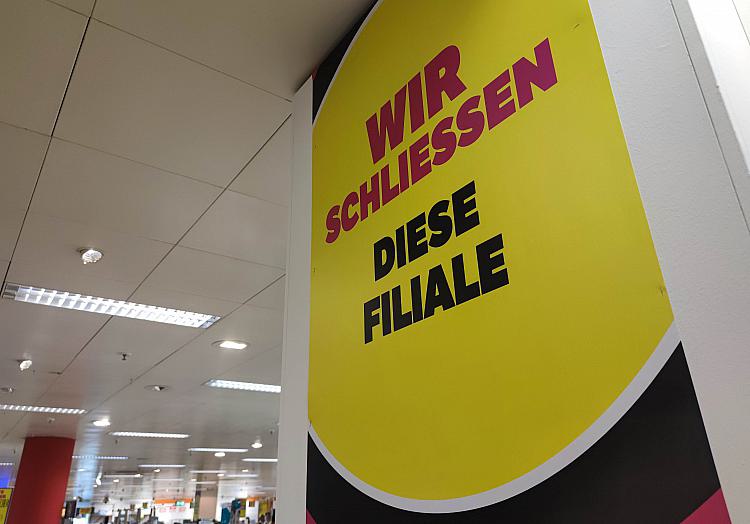 Räumungsverkauf in einem Kaufhaus, über dts Nachrichtenagentur
