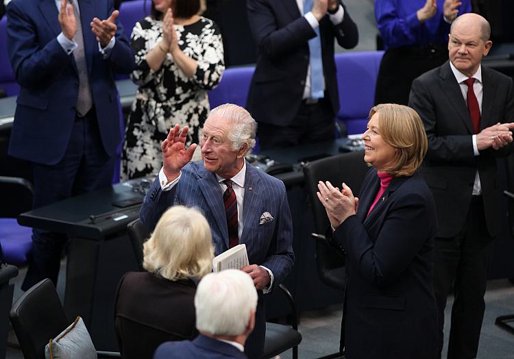 König Charles am 30.03.2023 im Bundestag in Berlin, über dts Nachrichtenagentur