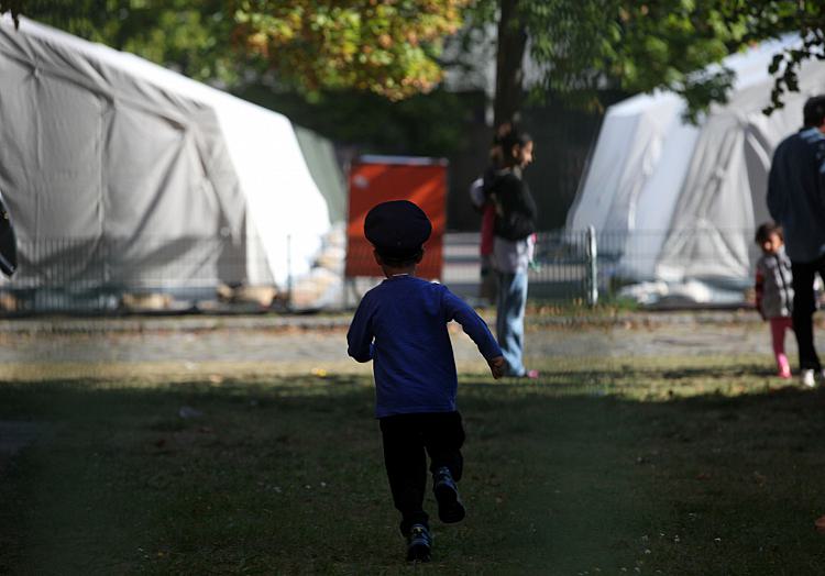 Flüchtlinge in einer ´Zeltstadt´, über dts Nachrichtenagentur