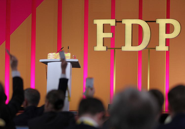 Abstimmung auf FDP-Parteitag April 2023, über dts Nachrichtenagentur