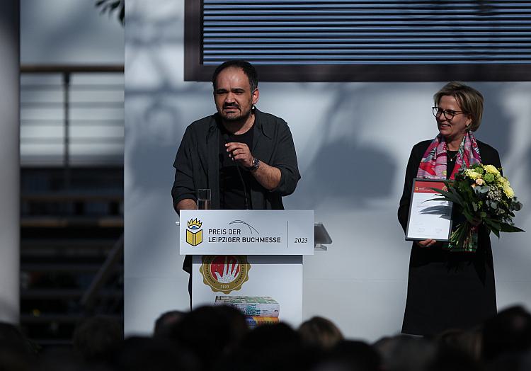 Verleihung von Preis der Leipziger Buchmesse am 27.04.2023, über dts Nachrichtenagentur
