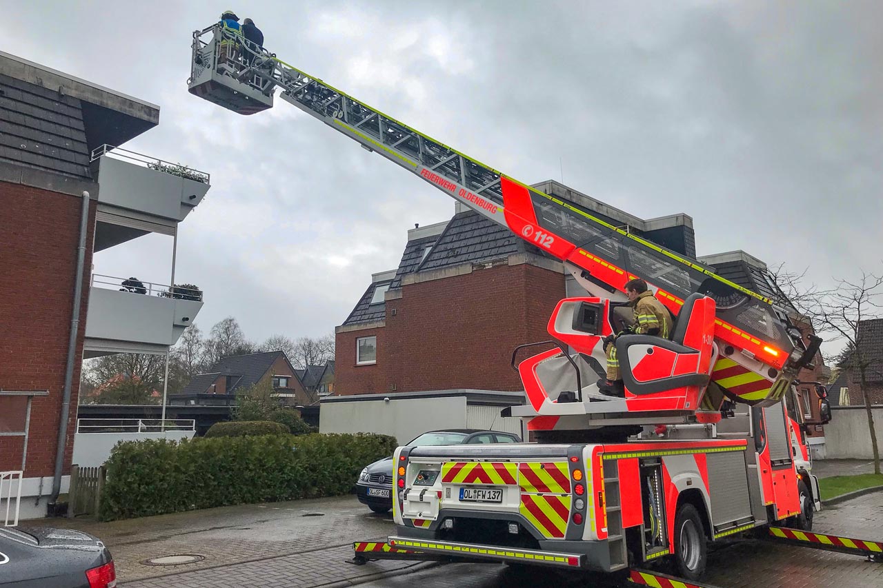 Die Oldenburger Feuerwehr hat wieder einmal mehr Leben gerettet.