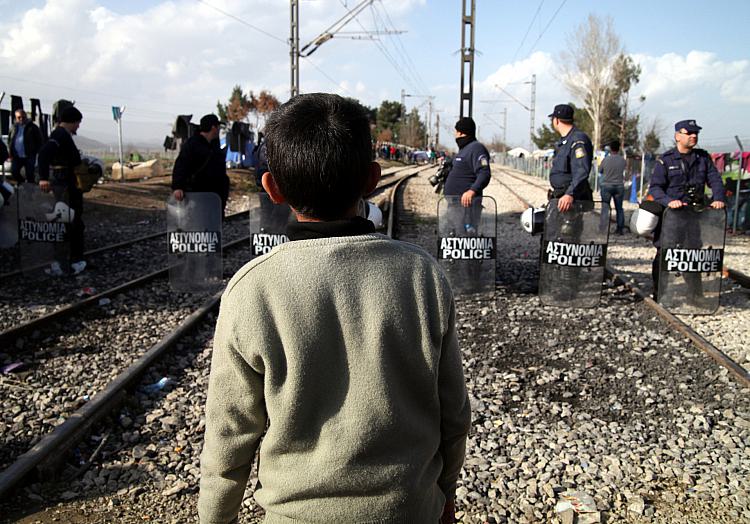 Flüchtlingsjunge in Griechenland, über dts Nachrichtenagentur