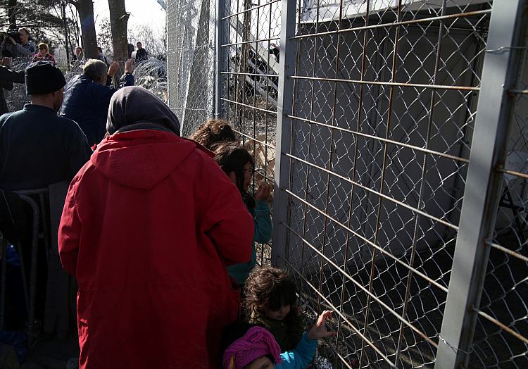 Flüchtlinge an der Grenze Griechenland-Mazedonien, über dts Nachrichtenagentur