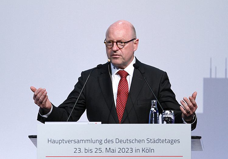 Markus Lewe am 24.05.2023 bei der Hauptversammlung des Deutschen Städtetags in Köln., über dts Nachrichtenagentur