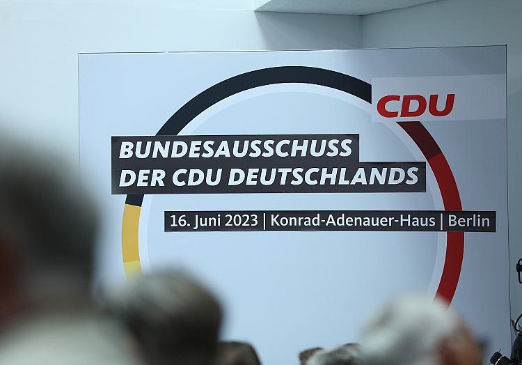 Kleiner Parteitag der CDU am 16.06.2023, über dts Nachrichtenagentur