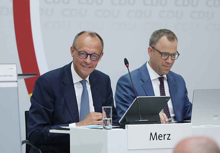 Friedrich Merz und Mario Czaja, über dts Nachrichtenagentur