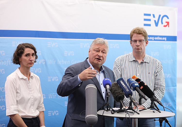 EVG-Pressekonferenz am 22.06.2023, über dts Nachrichtenagentur
