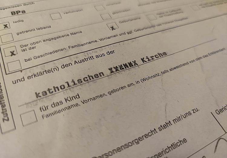 Kirchenaustritt (Archiv), über dts Nachrichtenagentur