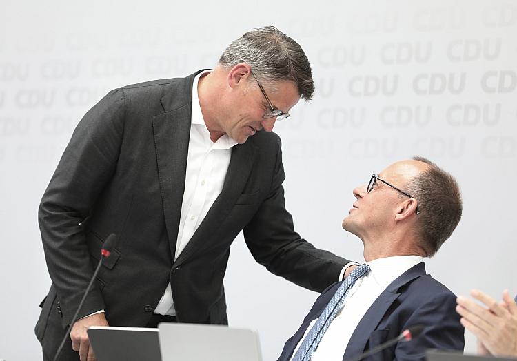 Boris Rhein und Friedrich Merz (Archiv), über dts Nachrichtenagentur