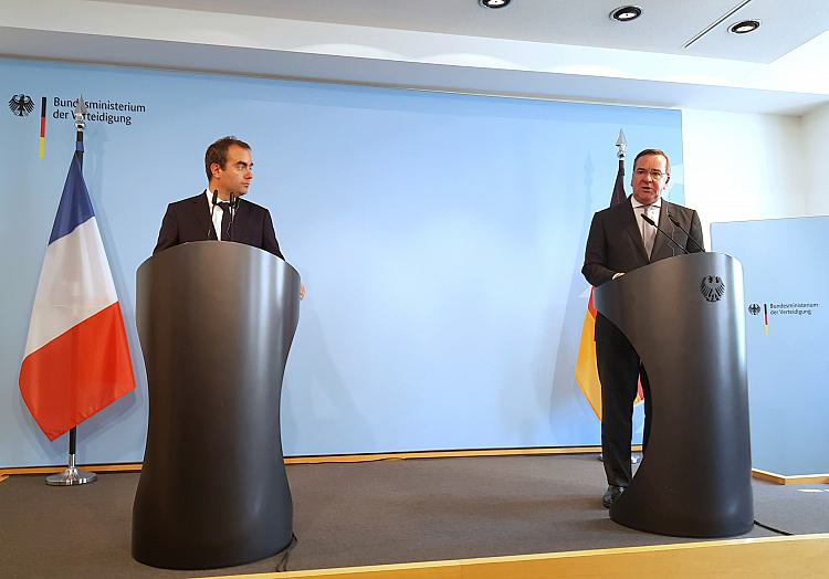 Sébastien Lecornu und Boris Pistorius am 10.07.2023, über dts Nachrichtenagentur