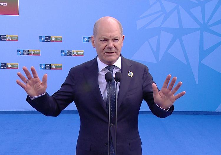 Olaf Scholz am 11.07.2023 in Vilnius, über dts Nachrichtenagentur