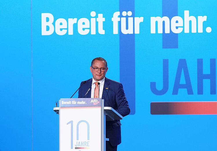 Tino Chrupalla auf AfD-Parteitag am 28.07.2023, über dts Nachrichtenagentur