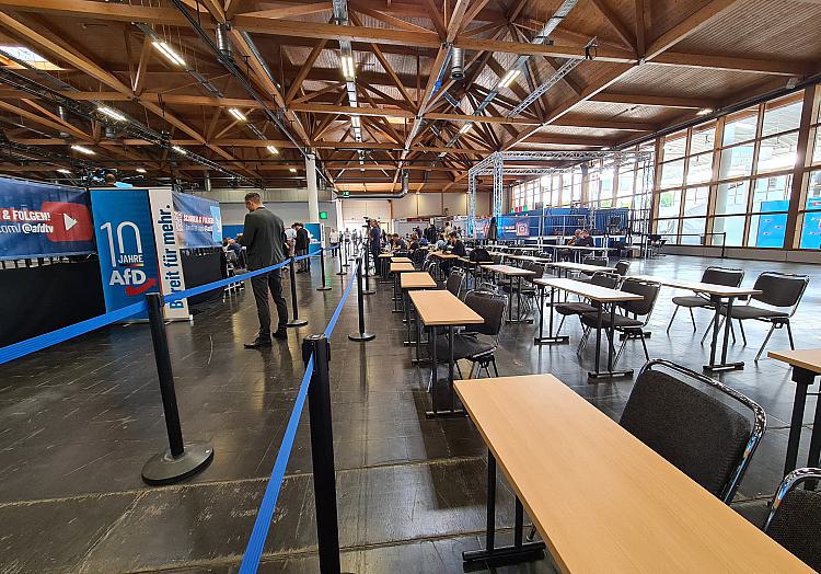 AfD-Europawahlversammlung am 05.08.2023, über dts Nachrichtenagentur