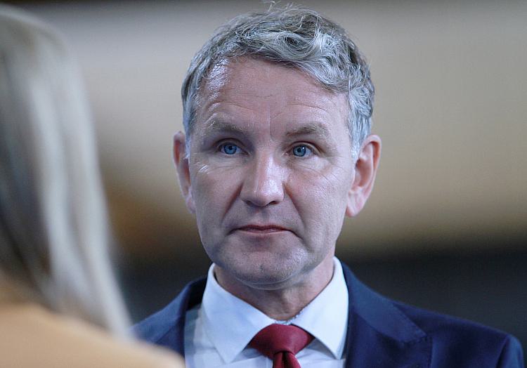 Björn Höcke spricht am 05.08.2023 über seinen Gesundheitszustand, über dts Nachrichtenagentur