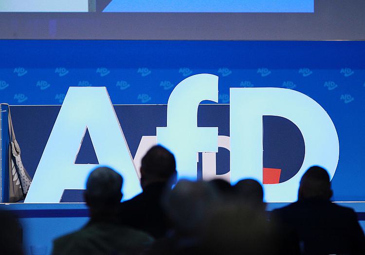 AfD-Logo am 05.08.2023, über dts Nachrichtenagentur