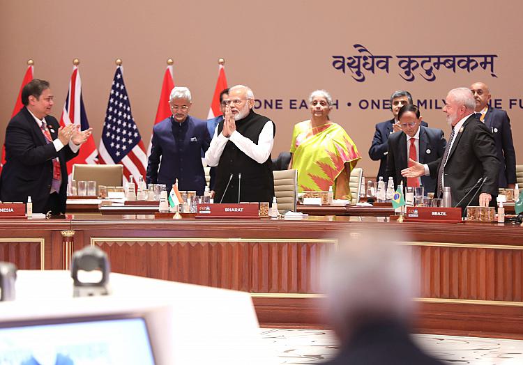 Narendra Modi zum Abschluss des G20-Gipfels am 10.09.2023, über dts Nachrichtenagentur