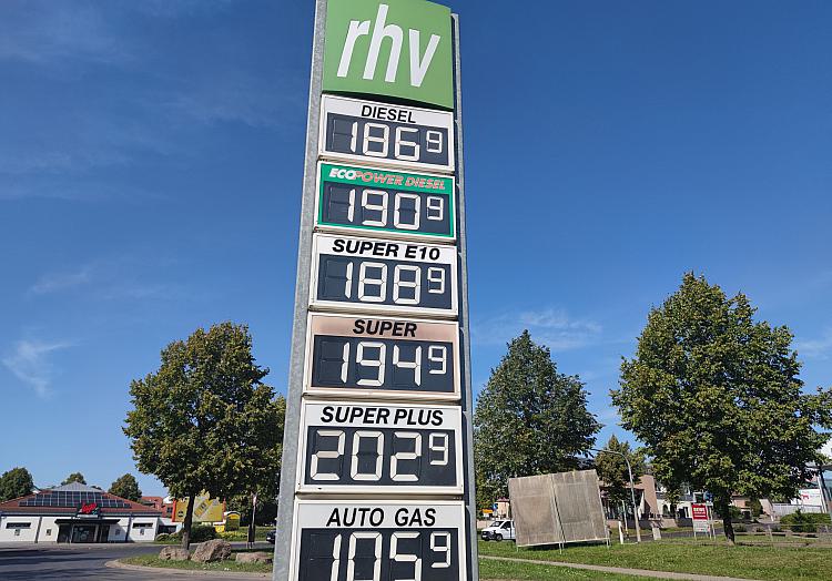 RHV-Tankstelle Mitte September 2023, über dts Nachrichtenagentur