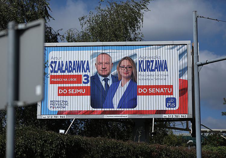 Wahlplakate für Parlamentswahl in Polen am 15. Oktober 2023, über dts Nachrichtenagentur