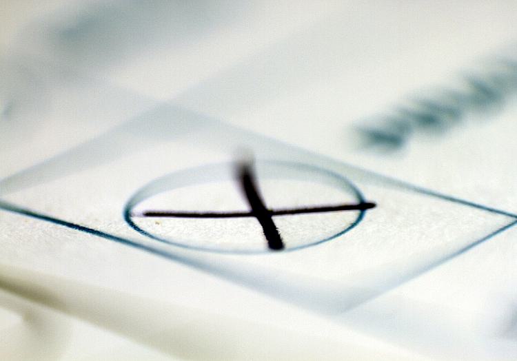 Kreuz auf Stimmzettel (Archiv), über dts Nachrichtenagentur