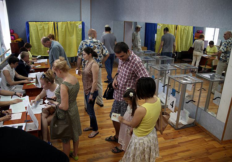 Wahllokal in Kiew (Archiv), über dts Nachrichtenagentur