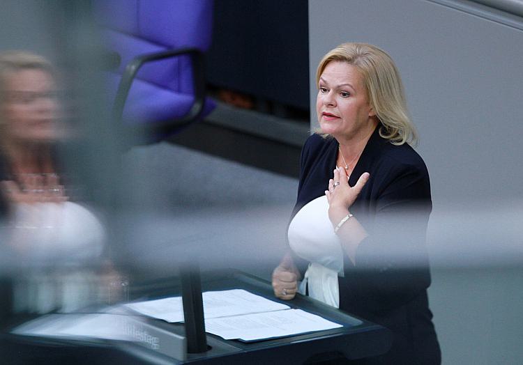 Nancy Faeser (Archiv), über dts Nachrichtenagentur