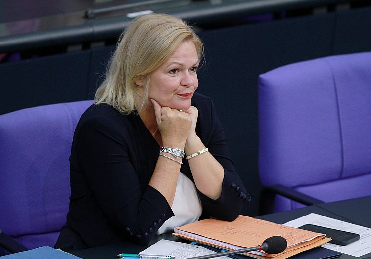 Nancy Faeser (Archiv), über dts Nachrichtenagentur