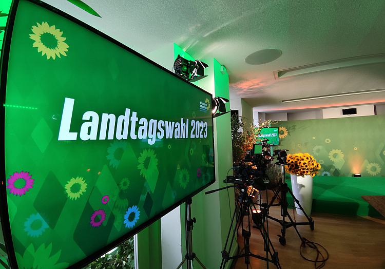 Landtagswahl in Bayern: Grünen-Wahlparty am 08.10.2023, über dts Nachrichtenagentur