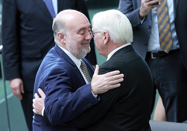 Ron Prosor und Frank-Walter Steinmeier am 11.10.2023, über dts Nachrichtenagentur
