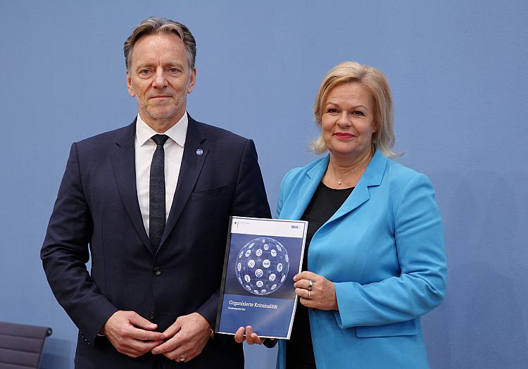 Holger Münch und Nancy Faeser am 12.10.2023, über dts Nachrichtenagentur