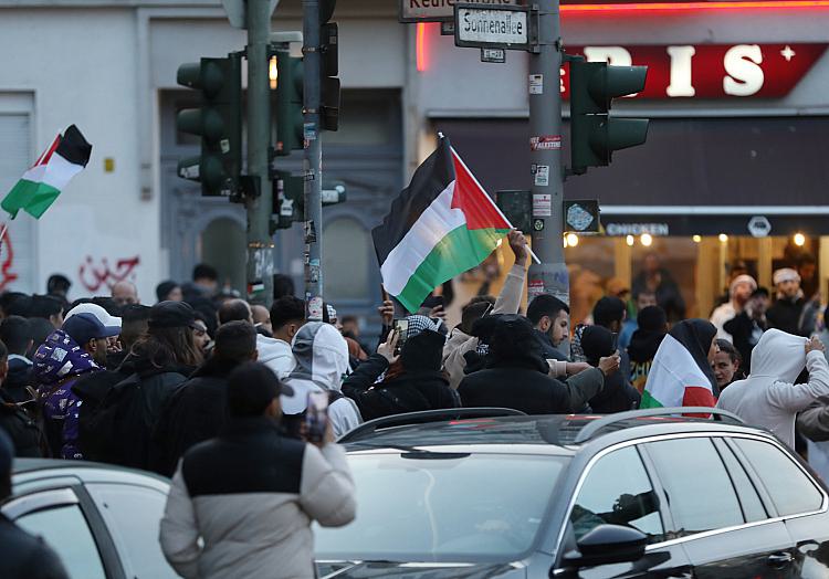 Verbotene Pro-Palästina-Demo am 18.10.2023, über dts Nachrichtenagentur