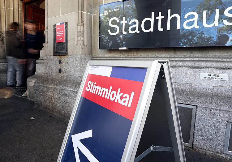 Wahllokal für Schweizer Parlamentswahlen 2023 am 22.10.2023, über dts Nachrichtenagentur