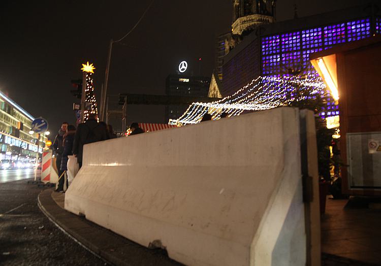 Betonsperren am Breitscheidplatz (Archiv), über dts Nachrichtenagentur
